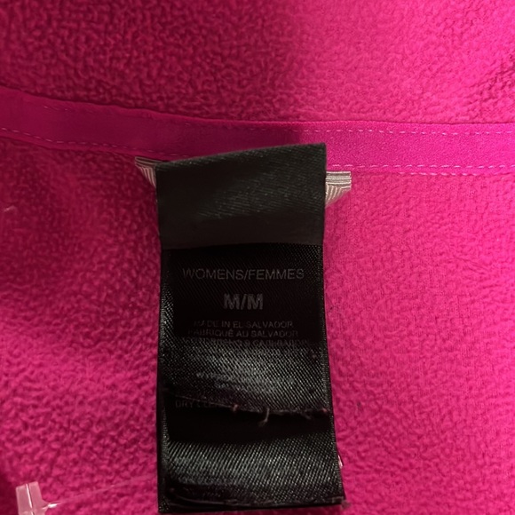 The North Face hot pink 1/4 zip fleece - Picture 5 of 6